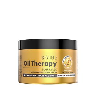 Revuele Hair Mask Oil Therapy With Argan Oil, Macadamia, Coconut And Shea Butter, 500 ml